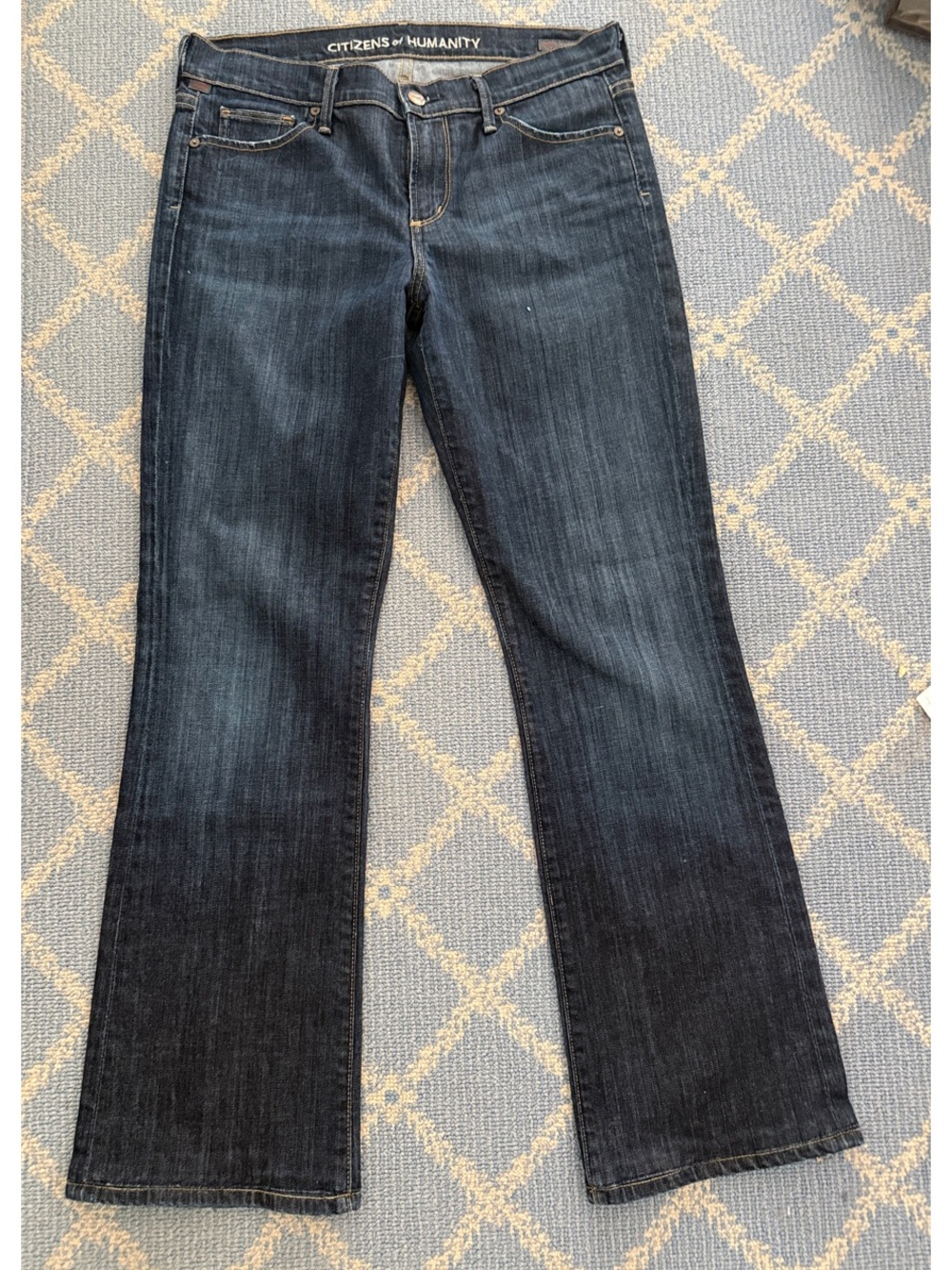 Citizens Of Humanity Dark Blue Flare Jeans